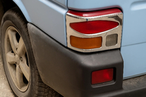 Volkswagen T4 Transporter 1990-2003 Caches Feux Arrière (2 pcs, Inox) Carmos - Acier Inoxydable Turc photo 1