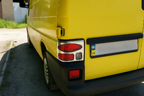 Volkswagen T4 Transporter 1990-2003 Caches Feux Arrière (2 pcs, Inox) Carmos - Acier Inoxydable Turc photo 5