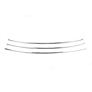 Inserts de calandre de pare-chocs Capot Droit (3 pcs, Inox) Volkswagen T4 Transporter 1990-2003 photo 3