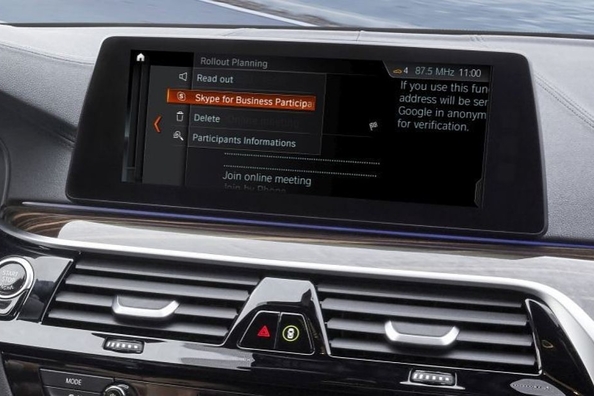 Voitures BMW recevront un forfait Skype for Business