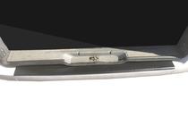 Mercedes Vito W639 2004-2014 Protection de pare-chocs arrière avec rebord (DDU, plastique) Brillant photo 1