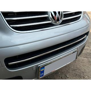 Enjoliveur de calandre de pare-chocs (inox) Volkswagen T5 Caravelle 2004-2010 photo 1