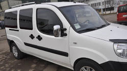 Fiat Doblo I 2005-2010 Barres de Toit Chromées Base standard, pieds en plastique photo 19