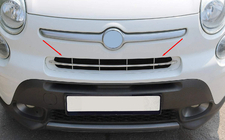 Fiat 500X 2014-2024 Protection de pare-chocs avant en acier inoxydable photo 2