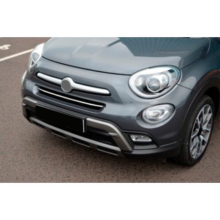Protection de pare-chocs avant en acier inoxydable Fiat 500X 2014-2024 photo 4