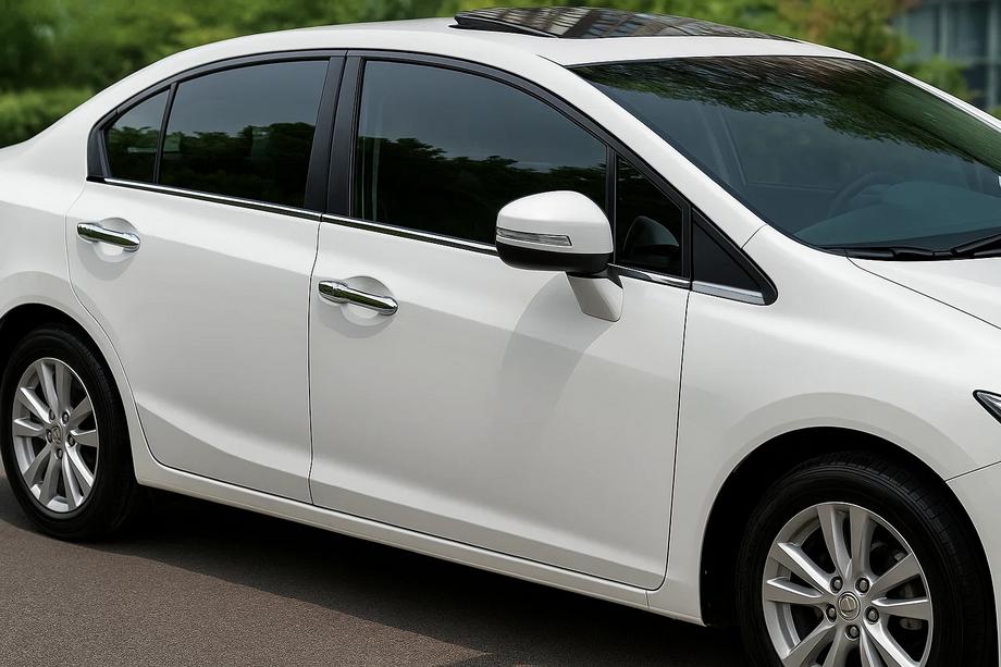 Honda Civic Sedan IX 2011-2016 Encadrement de vitres inox OmsaLine (6 pcs) Image
