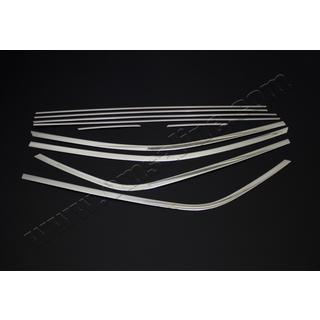 Kit complet d'encadrements de vitres (10 pcs, inox) Hyundai I-20 2014-2020 photo 4