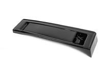 Mitsubishi Lancer X 2008- Support de plaque d'immatriculation (plastique) Noir Mat photo 7