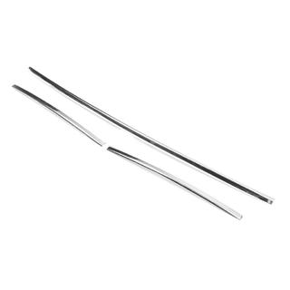 Couvre-grille de pare-chocs 2015-2019 (3 pcs, inox) Volkswagen T6 2015-2024 photo 4