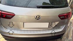 Volkswagen Tiguan 2016-2023 Baguette de coffre inox Carmos - Acier Inoxydable Turc photo 7