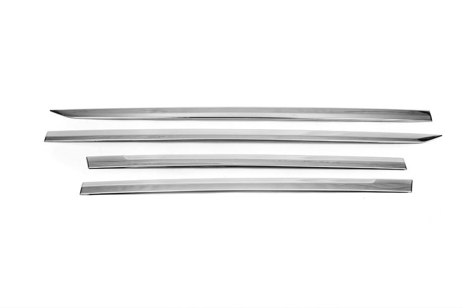 Volkswagen Tiguan 2016-2023 Moulures de porte OmsaLine (4 pcs, inox) Image