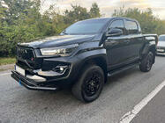 Toyota Hilux 2015- Barre avant double Vegas (2015-2020, noir, 76mm) photo 8