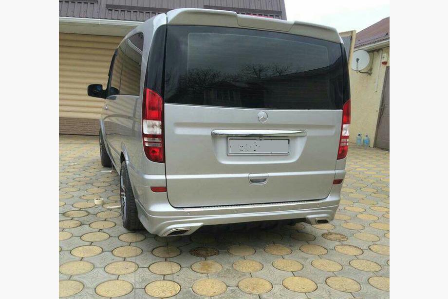 Mercedes Viano 2004-2014 Cache de pare-chocs arrière AMG (apprêté pour peinture) Photo 5