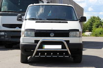 Volkswagen T4 Transporter 1990-2003 Pare-buffle WT003 60mm Inox 50mm, avec inscription photo 11