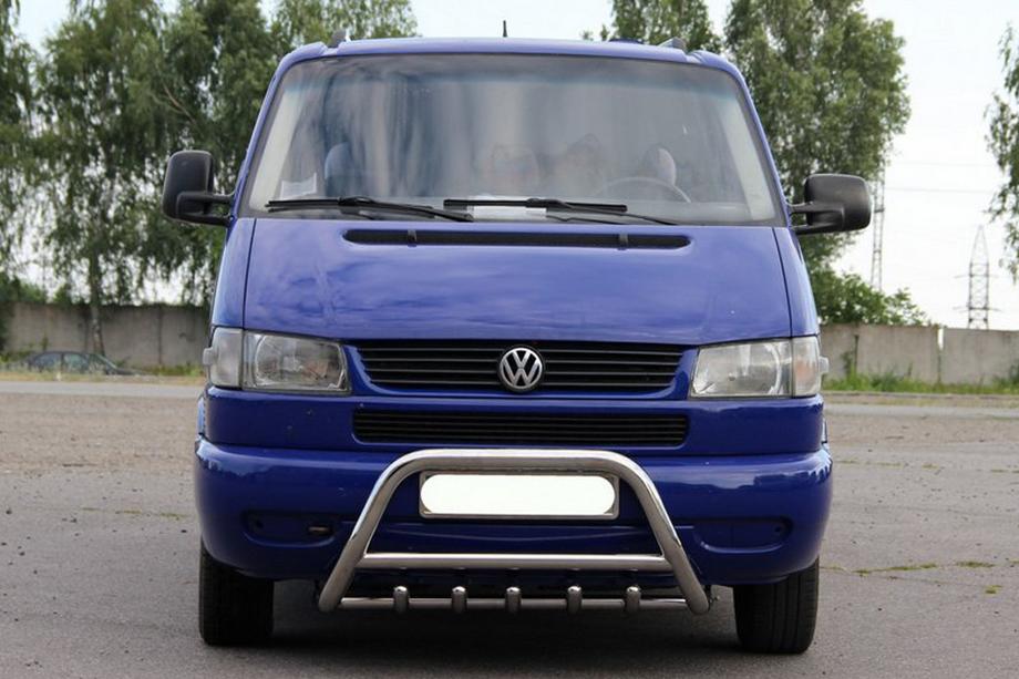 Volkswagen T4 Transporter 1990-2003 Pare-buffle WT003 60mm Inox Photo 2