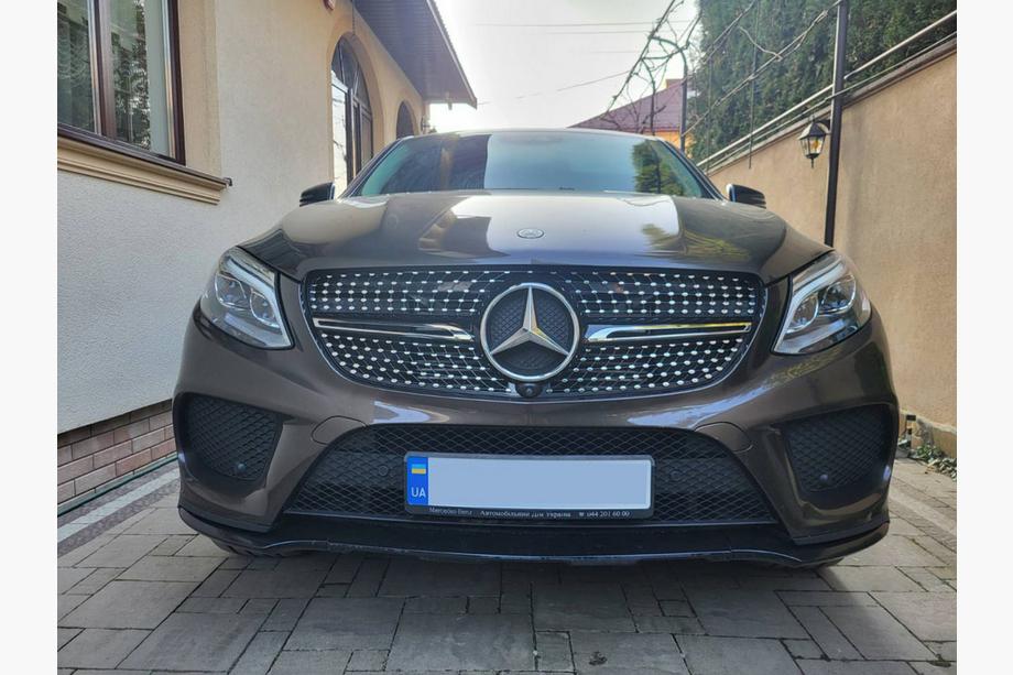 Mercedes GLE coupe C292 2015-2019 Calandre tuning (Diamond Silver) Image