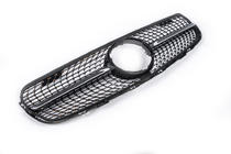Mercedes GLC X253 2015-2022 Calandre Avant Diamond Black (2015-2019) Avec emplacement pour caméra photo 4