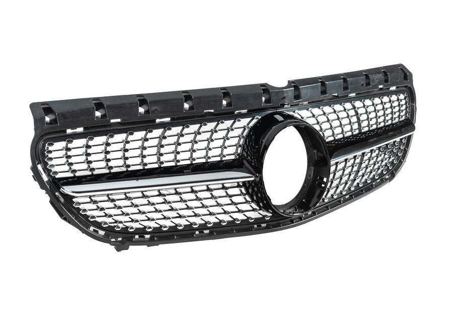 Mercedes B-class W246 2011-2018 Calandre Avant Diamond Black (2015-2018) Photo 5