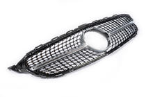 Mercedes C-class W205 2014-2021 Calandre Avant Diamond Silver (pour Avantgarde/AMG-Line/C43 AMG) 2014-2018, sans caméra photo 12
