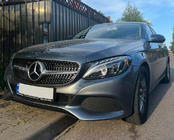Mercedes C-class W205 2014-2021 Calandre Avant Diamond Silver (pour Avantgarde/AMG-Line/C43 AMG) 2014-2018, sans caméra photo 3