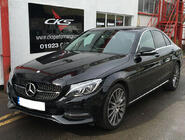 Mercedes C-class W205 2014-2021 Calandre Avant Diamond Silver (pour Avantgarde/AMG-Line/C43 AMG) 2014-2018, sans caméra photo 14