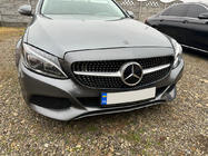 Mercedes C-class W205 2014-2021 Calandre Avant Diamond Silver (pour Avantgarde/AMG-Line/C43 AMG) 2014-2018, sans caméra photo 2