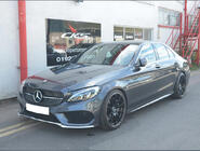 Mercedes C-class W205 2014-2021 Calandre Avant Diamond Silver (pour Avantgarde/AMG-Line/C43 AMG) 2014-2018, sans caméra photo 18
