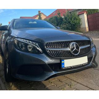 Calandre Avant Diamond Silver (pour Avantgarde/AMG-Line/C43 AMG) Mercedes C-сlass W205 2014-2021 photo 4