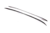 BMW X5 F15 2013-2018 Barres longitudinales de toit integrees chromees OEM (Aluminium, pose par collage) photo 7