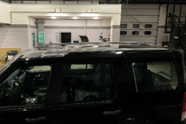 Land Rover Discovery IV 2009-2017 Barres de toit Modèle d'origine (gris) photo 1