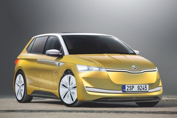 La célèbre Skoda Felicia apparaît comme un véhicule électrique