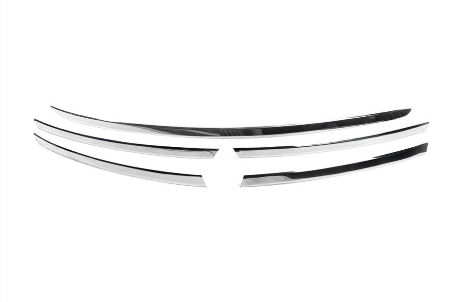 Mercedes ML W164 2005-2011 Couvre-calandre chromés (5 pcs, inox) OmsaLine - Inox Italien Photo 2