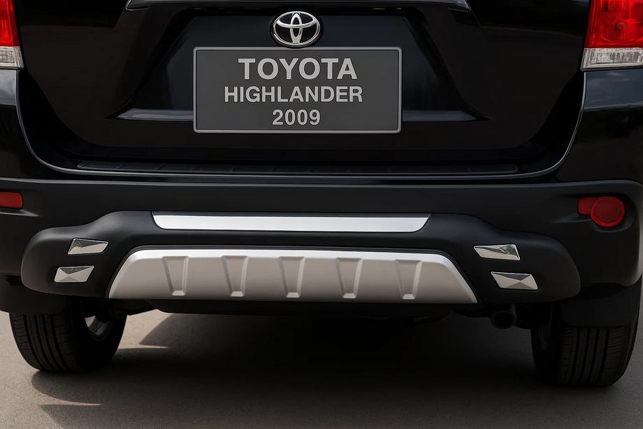 Toyota Highlander 2008-2013 Extension Pare-chocs Arrière (2008-2010) Photo 1