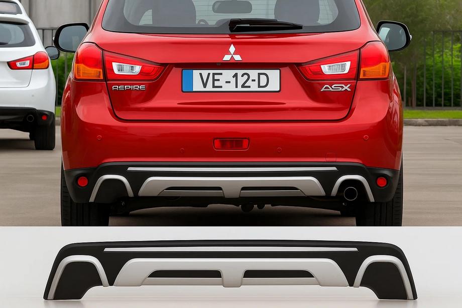 Mitsubishi ASX 2010-2023 Extension Pare-chocs Arrière (2013-2015) Image