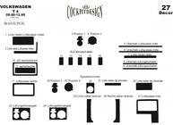 Volkswagen T4 Transporter 1990-2003 Couvre tableau de bord (1991-1995) Bois photo 6