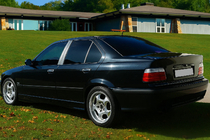 BMW 3 Series E36 1990-2000 Couvre montants chromés (inox) photo 1