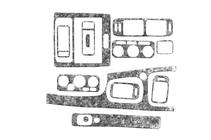 Volvo V70 1997-2000 Caches de Tableau de Bord Aluminium photo 2