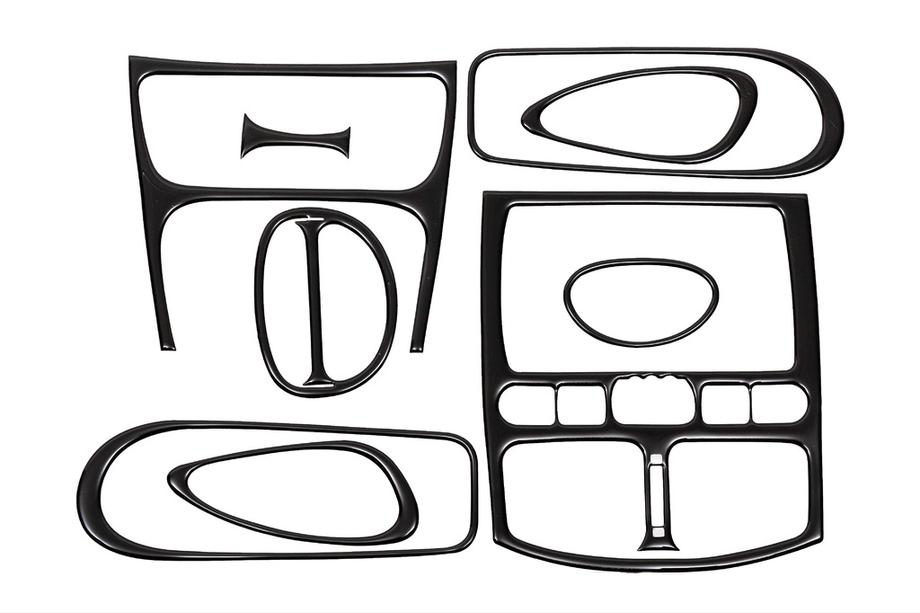Hyundai Santa Fe 1 2000-2006 Caches de Tableau de Bord Aluminium Image