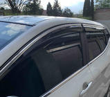 Nissan Qashqai 2014-2021 Déflecteurs de vitres avec moulure chromée (Niken, 4 pcs) photo 1