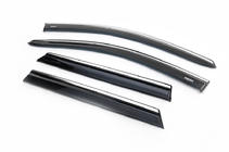 Nissan Qashqai 2014-2021 Déflecteurs de vitres avec moulure chromée (Niken, 4 pcs) photo 5
