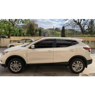 Déflecteurs de vitres avec moulure chromée (Niken, 4 pcs) Nissan Qashqai 2014-2021 photo 3