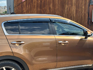 Kia Sportage 2015-2021 Déflecteurs de Fenêtre avec Moulure Chromée (4 pcs, Niken) photo 11