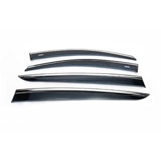 Déflecteurs de Fenêtre avec Moulure Chromée (4 pcs, Niken) Kia Sportage 2015-2021 photo 4