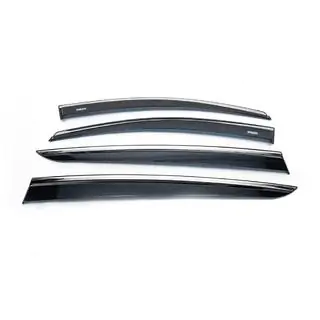 Déflecteurs de Fenêtre avec Moulure Chromée (4 pcs, Niken) photo 4