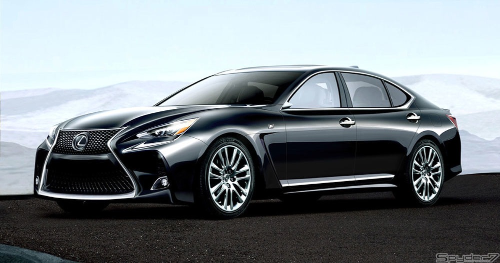 Lexus présentera le plus puissant de la berline LS
