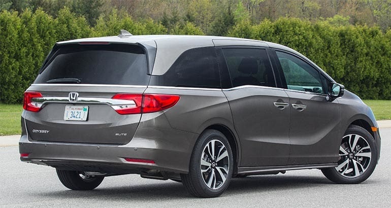 Aperçu de la mini-fourgonnette Odyssey de Honda