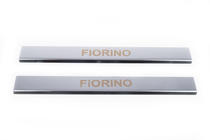 Fiat Fiorino/Qubo 2008-2024 Couvre Seuils de Porte Carmos V1 (2 pcs, Inox) photo 2