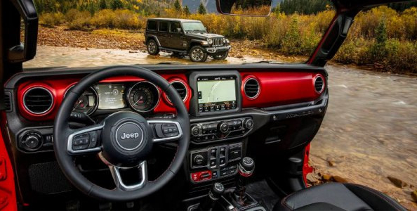 La société Jeep a publié une photo de lintérieur dun nouveau suv Wrangler Photo 2