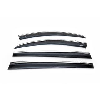 Déflecteurs de vitres avec moulure chromée (4 pcs, Niken) Kia Sportage 2010-2015 photo 3