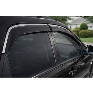 Déflecteurs de vitres avec moulure chromée (4 pcs, Niken) Kia Sportage 2004-2010 photo 2